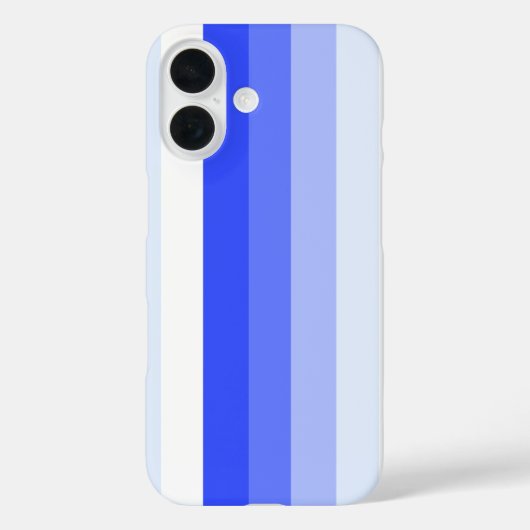 青王室の色のシャストライプドウ Case-Mate iPhoneケース (裏面)