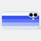 青王室の色のシャストライプドウ Case-Mate iPhoneケース (裏面 (横))