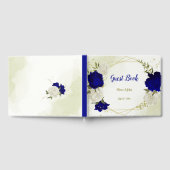 青王室の色の白い花 ゲストブック (全面)