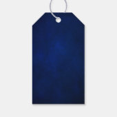 青王室の色の黄色の金ゴールド結婚フローラの歓迎Gif ギフトタグ (裏面)