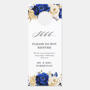 青王室の色の黄色の金ゴールド金属が乱れない ドアノブサイン