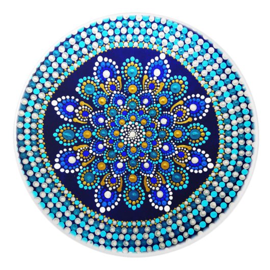 青王室の色セラミックノブ セラミックノブ (正面)