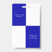 青王室の色写真事業企業の バッジ (裏面)