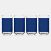 青王室の色無地の ガラス缶 (正面)