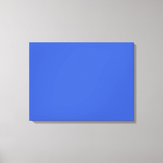 青王室の色無地の キャンバスプリント (正面)