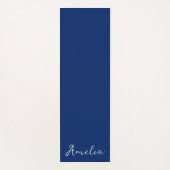 青王室の色無地の ヨガマット (正面)