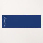 青王室の色無地の ヨガマット (正面(横))