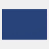 青王室の色無地の ラッピングペーパーシート (正面)