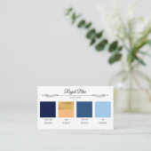 青王室の色結婚見本カード エンクロージャーカード (スタンド正面)