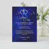 青王室の色、ダイヤモンドとハート結婚ズ エンクロージャーカード (スタンド正面)