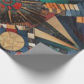 青王室の色「古代の先住民クロニクル」マットW ラッピングペーパー (角)