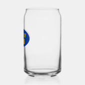 青王室の色・金ゴールド学校カラー学年 ガラス缶 (左)