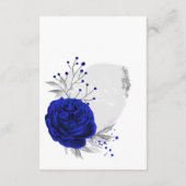 青王室の花シルバ葉詳細 エンクロージャーカード (裏面)