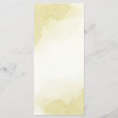 青王室の花金ゴールド結婚植物 メニュー (裏面)