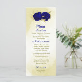 青王室の花金ゴールド結婚植物 メニュー (スタンド正面)