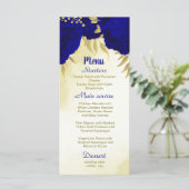 青王室の花金ゴールド結婚植物 メニュー (スタンド正面)