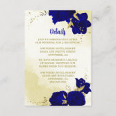 青王室の花金ゴールド離れ エンクロージャーカード (正面)