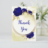 青王室の花金ゴールド離れ サンキューカード (スタンド正面)