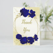 青王室の花金ゴールド離れ サンキューカード (スタンド正面)