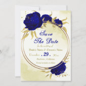 青王室の花金ゴールド離れ セーブザデート (正面)