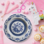 青王室の野花フローラセラミック結婚ス ペーパープレート (パーティー)