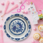 青王室の野花フローラセラミック結婚ス ペーパープレート (パーティー)