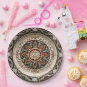 青王室の野花フローラセラミック結婚ス ペーパープレート (パーティー)