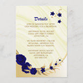 青王室の金ゴールドフローラ大理石詳細 エンクロージャーカード (正面)