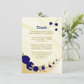 青王室の金ゴールドフローラ大理石詳細 エンクロージャーカード (スタンド正面)