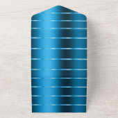 青王室の金ゴールドリボ結婚ン オールインワン招待状 (外側)