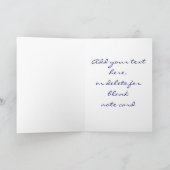 青王室の金ゴールド写真キンセアニェラサンキューカード サンキューカード (内部)