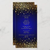 青王室の金ゴールド結婚のメ人気があるニュー セーブザデート (正面/裏面)