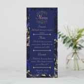 青王室の金ゴールド蝶のメ結婚ニュー メニュー (スタンド正面)