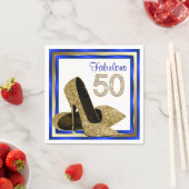 青王室の金ゴールド誕生会 スタンダードカクテルナプキン (インサイチュ)