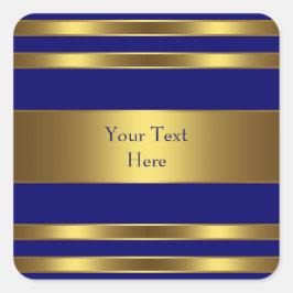 青王室の金ゴールド スクエアシール