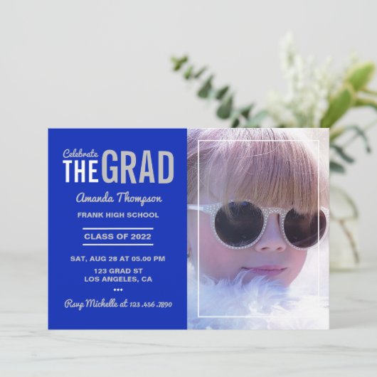 青王室の銀の卒業党 招待状 (スタンド正面)