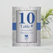 青王室の銀の渦巻き結婚旋回 招待状 (スタンド正面)