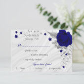 青王室の銀グレーフローラミール選択 出欠カード (スタンド正面)