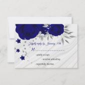 青王室の銀グレーフローラ 出欠カード (正面)