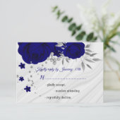 青王室の銀グレーフローラ 出欠カード (スタンド正面)