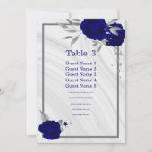 青王室の銀フローラ座図 招待状 (正面)