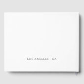 青王室の銀フローラ結婚 ゲストブック (裏面)