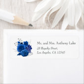 青王室の銀フローラ結婚 ラベル (インサイチュ)