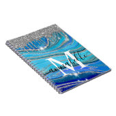 青王室の銀モノグラム ノートブック (右側)