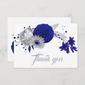 青王室の銀花サンキューカード サンキューカード (正面/裏面)