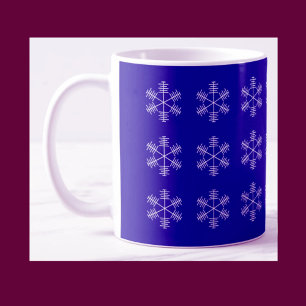 青王室の雪片 コーヒーマグカップ