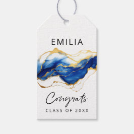 青王室の黄金ゴールドおめでとう卒業 ギフトタグ