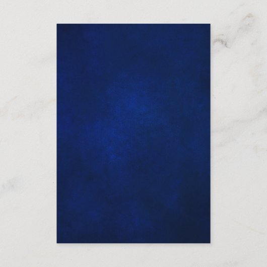 青王室の黄金ゴールドフローラ結婚の詳細 エンクロージャーカード (裏面)