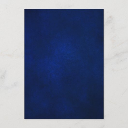 青王室の黄金ゴールドフローラ結婚詳細エンクル エンクロージャーカード (裏面)