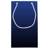 青王室の黒グラデーション スモールペーパーバッグ (裏面)